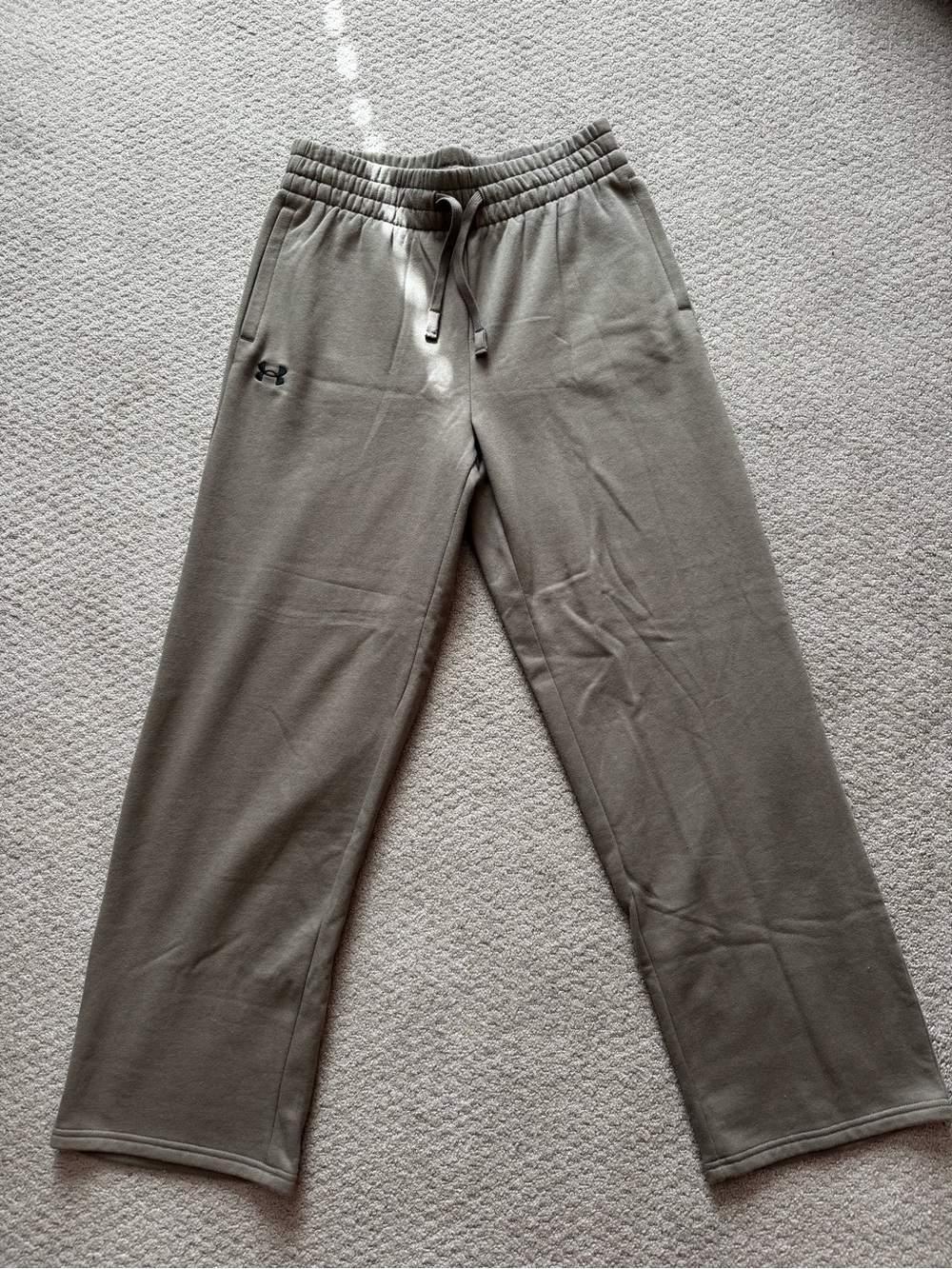 NWT Under Armour Women’s Size S Gray Fleece Sweatpants